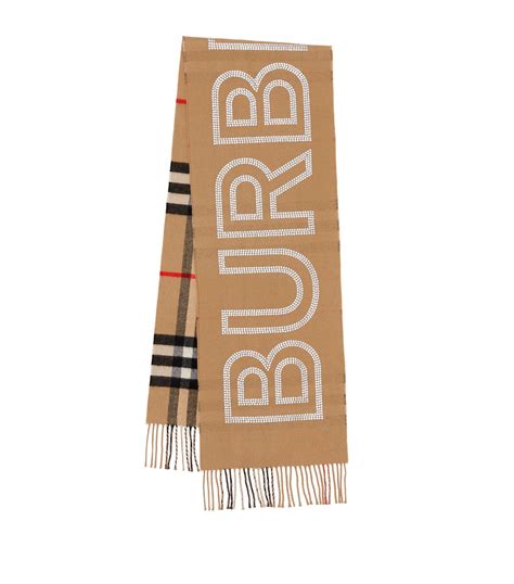 burberry logo patch check pattern scarf|burberry giant check print scarf.